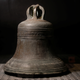 A slave bell, which summons slaves to work, at the Slave Lodge Museum in Cape Town, South Africa.
